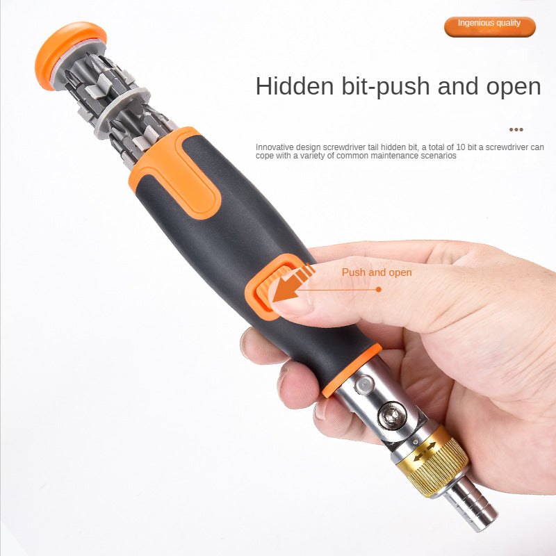 Home Fashion Ejection Ratchet Screwdriver Set