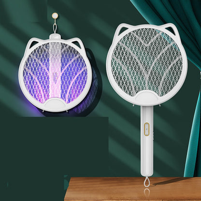 Foldable Four-in-one Household Multifunctional Electric Mosquito Swatter