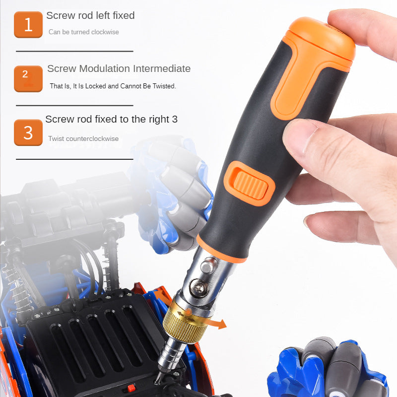 Home Fashion Ejection Ratchet Screwdriver Set