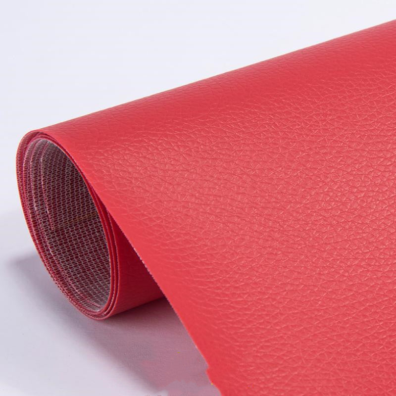 Self-adhesive Leather Fabric Soft And Hard Bag Pvc Artificial Leather Back Glue