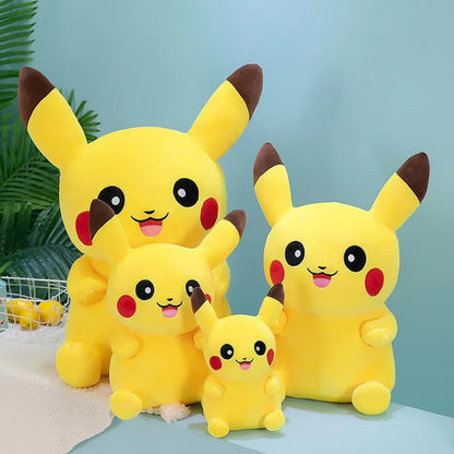 Pikachu Plush Pokemon Toys Kawaii Elf Plush Doll Japan Anime Soft Stuffed Cartoon Pikachu Doll Birthday Gift For Kids Girls