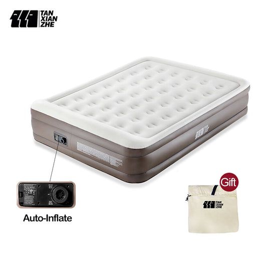 TANXIANZHE Inflatable Bed Camping Inflatable Mattress Outdoor Sleeping Pad Tent Mattress Heighten Double Air Cushion