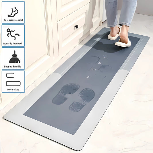 New Tech Super Absorbent Kitchen Mat Diatom Mud Pad Bathroom Pad Anti-Slip Carpet Mats Wipeable Wash Long Strip Carpet